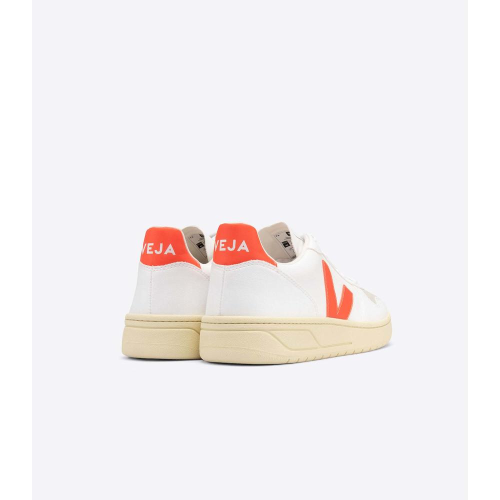 Αθλητικά Παπούτσια ανδρικα Veja V-10 CWL SOLE White/Orange | GR 332LIS